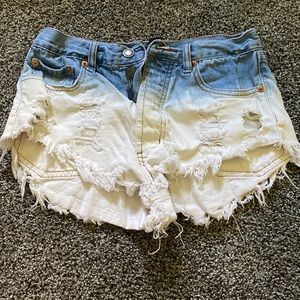 Jean shorts Button up